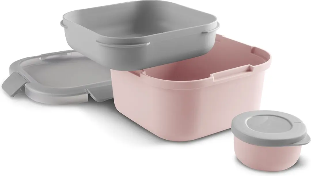 Sunware Sigma Home Food to go Lunchbox - Roze - 1,4L - afbeelding 2 van 6