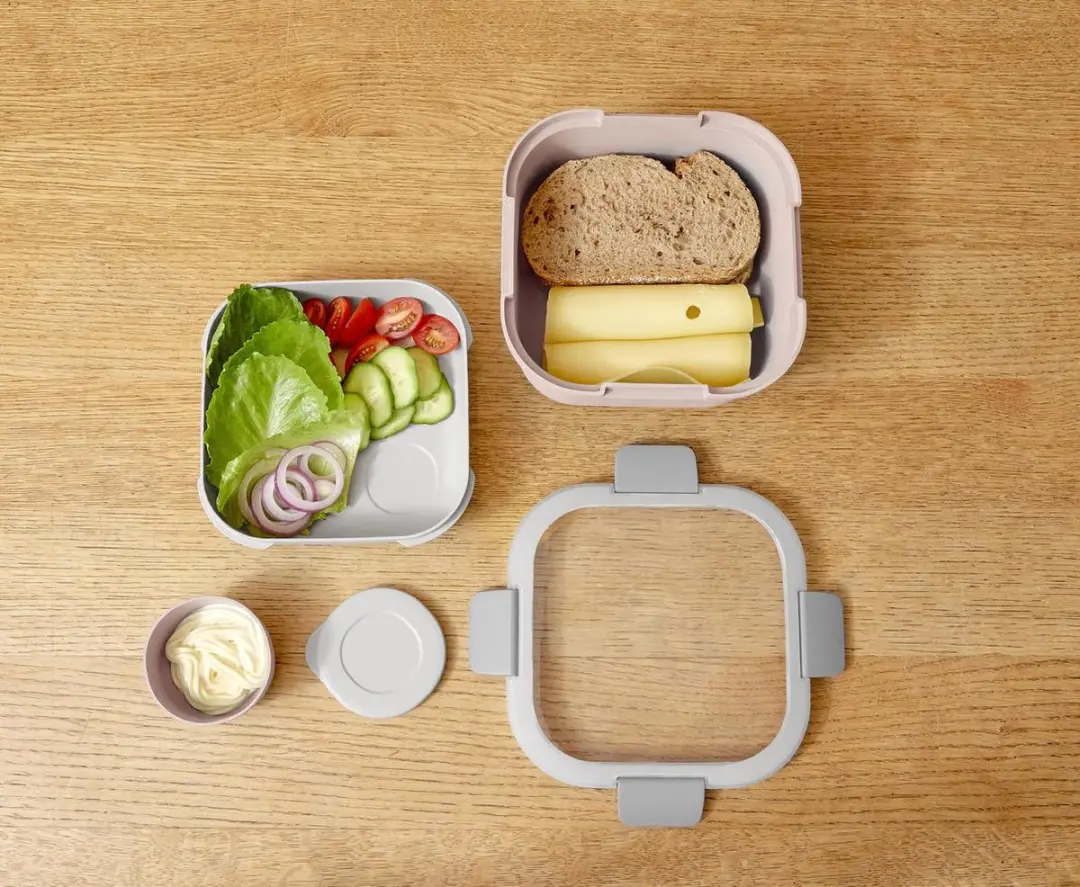 Sunware Sigma Home Food to go Lunchbox - Roze - 1,4L - afbeelding 3 van 6