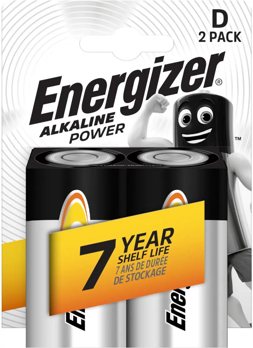 Energizer D Alkaline Batterij - 2 Stuks - afbeelding 4 van 6