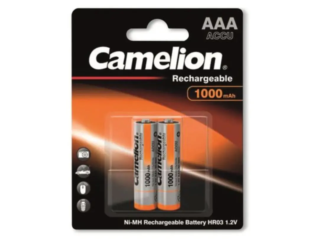 Camelion Oplaadbare AAA Batterijen NiMH 1000mAh