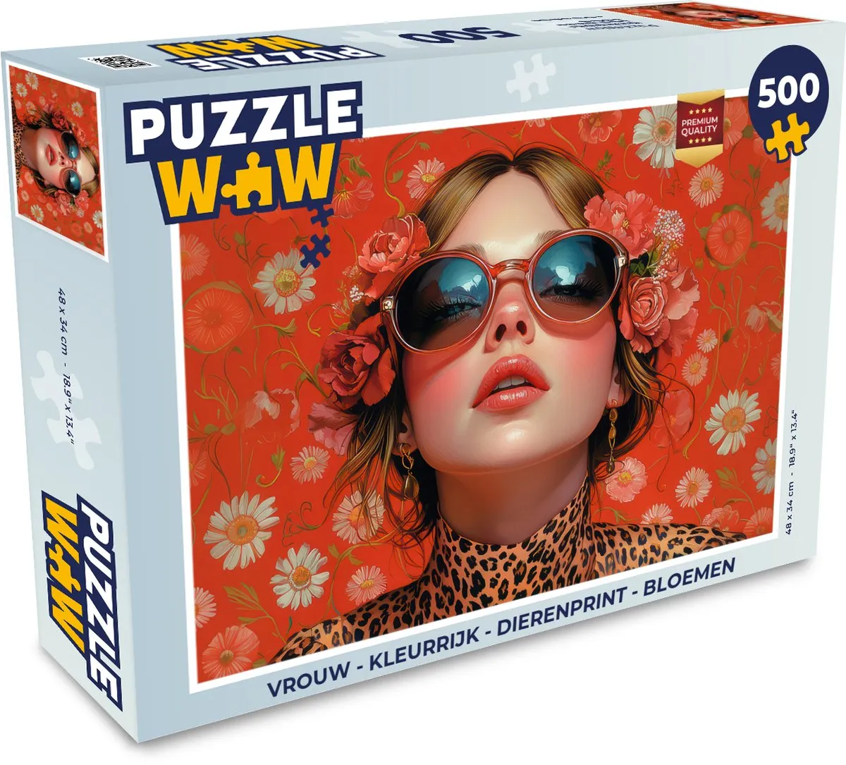 PuzzleWow Vrouw Legpuzzel 500 Stuks