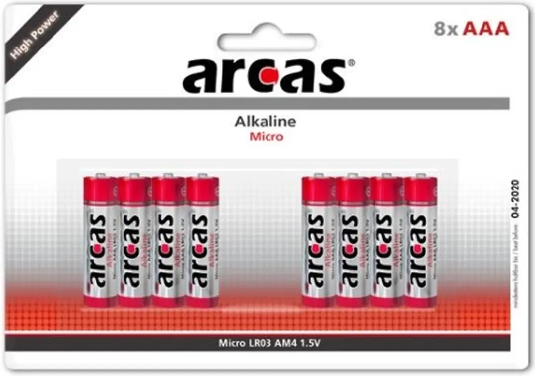 Arcas AAA Alkaline Batterijen