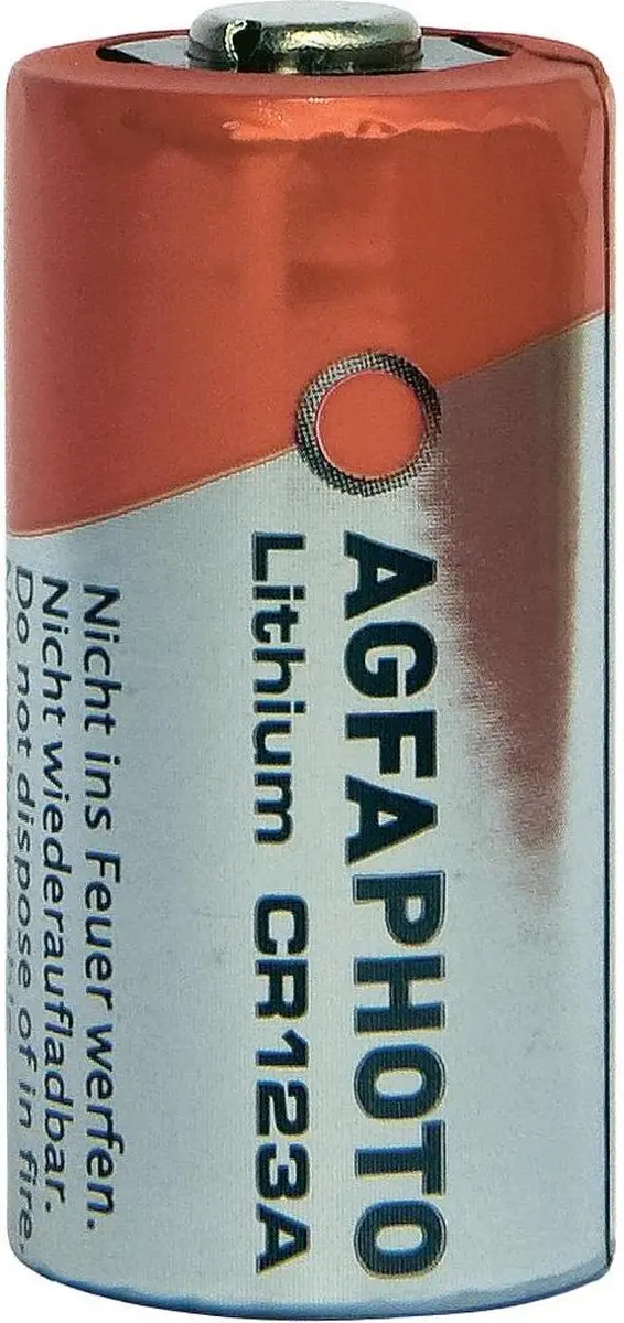 AgfaPhoto CR123A Lithium Fotobatterij 1300mAh