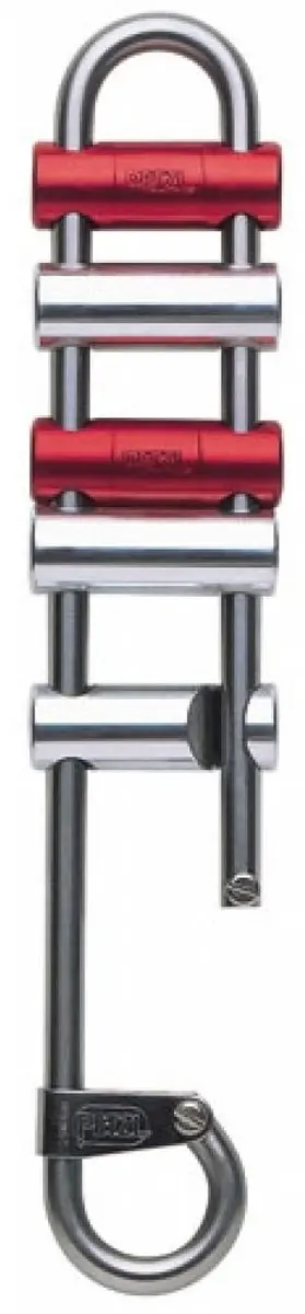 Petzl Rack Afdaal acht grijs/rood