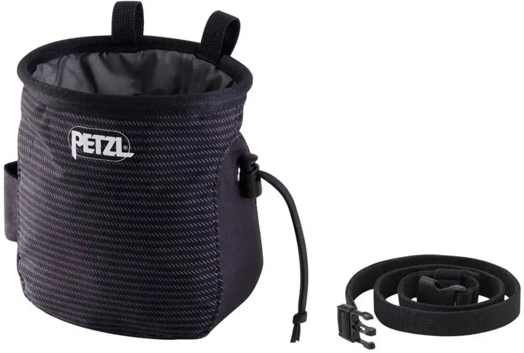 Petzl Saka Stripes Krijtzak - Zwart - afbeelding 2 van 2