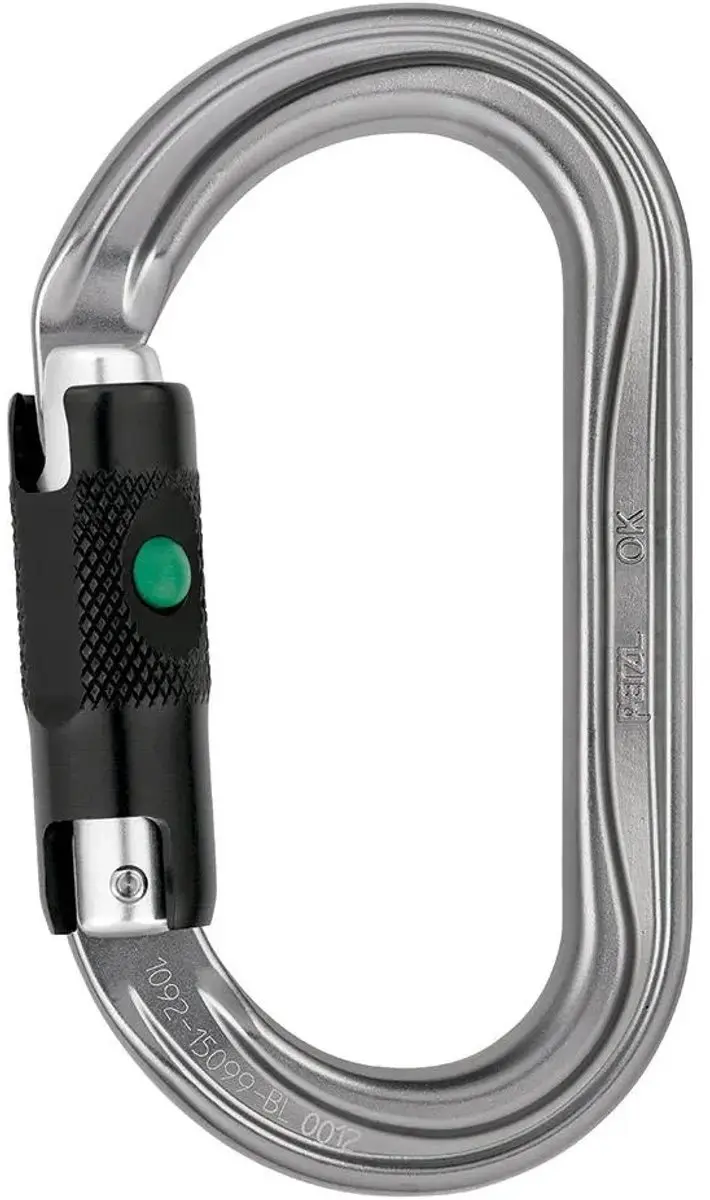 Petzl OK Ball Lock M33A BL Karabiner - Grijs - afbeelding 2 van 2