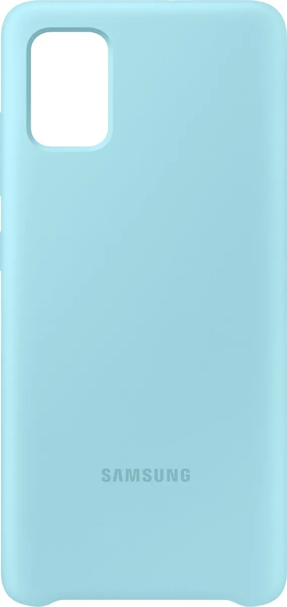 Samsung Silicone Hoesje Galaxy A51 - Blauw