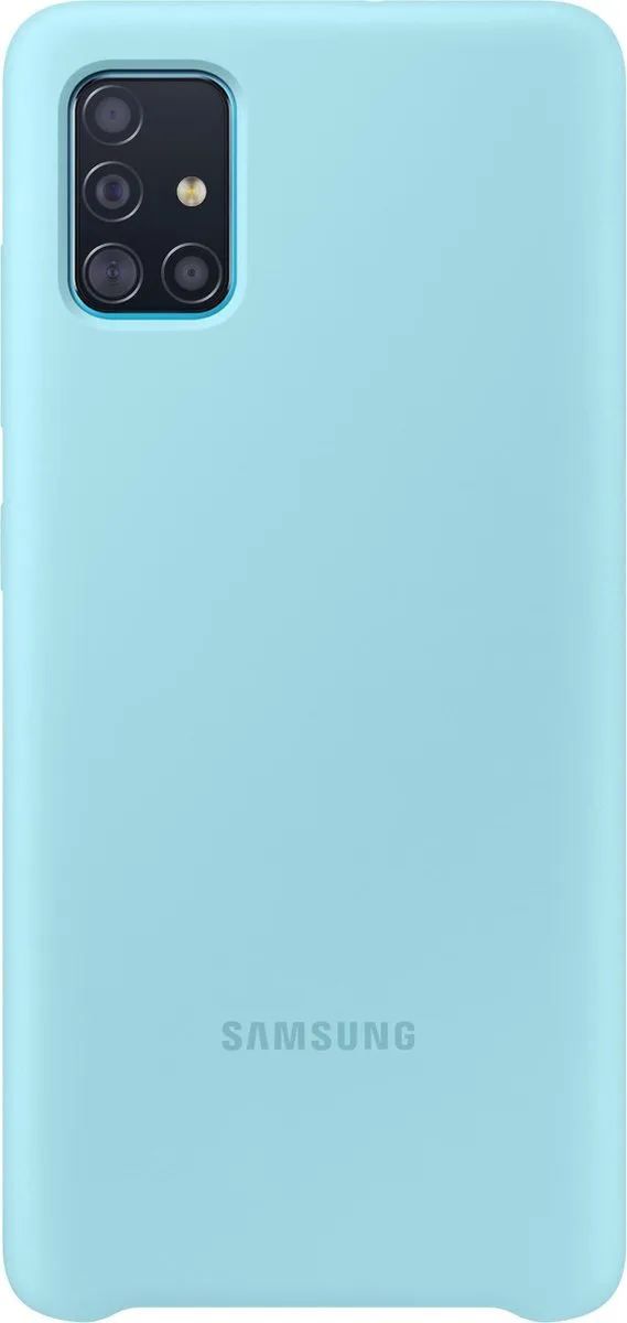 Samsung Silicone Hoesje Galaxy A51 - Blauw