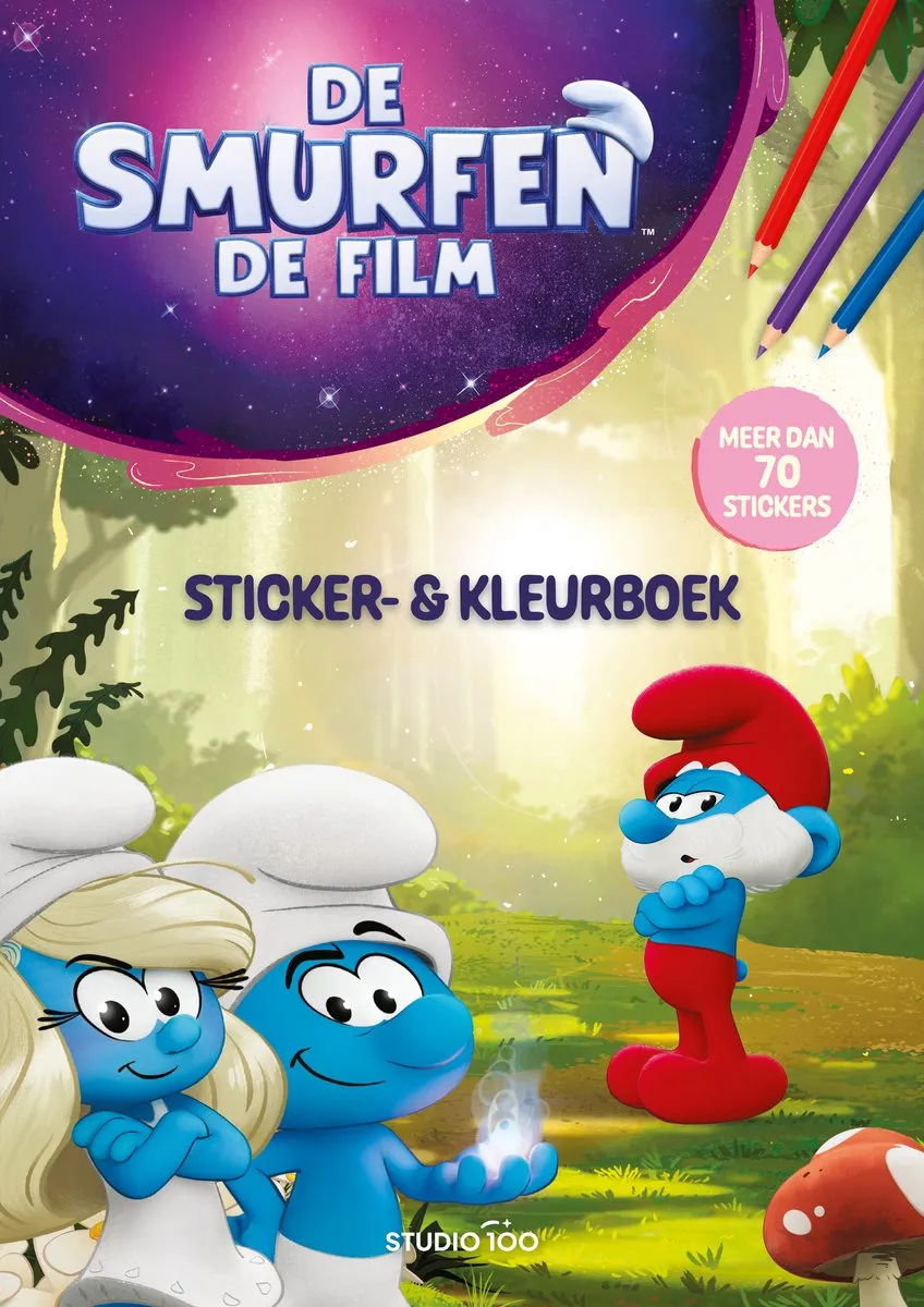 De Smurfen Sticker- en Kleurboek