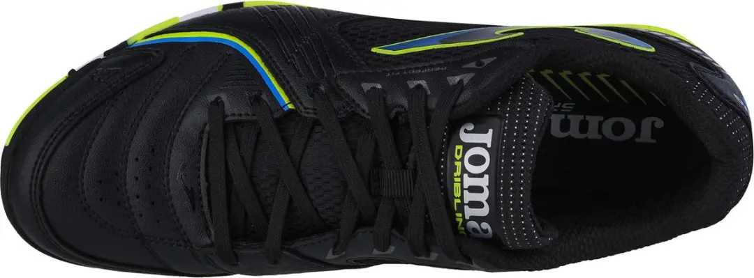 Joma Dribling Indoor 2301 Voetbalschoenen - Zwart/Geel - 44.5 - afbeelding 4 van 5