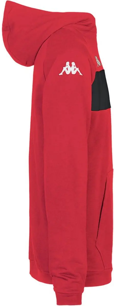 Kappa Daccio Sweatshirt - M - Rood/Zwart - afbeelding 2 van 2