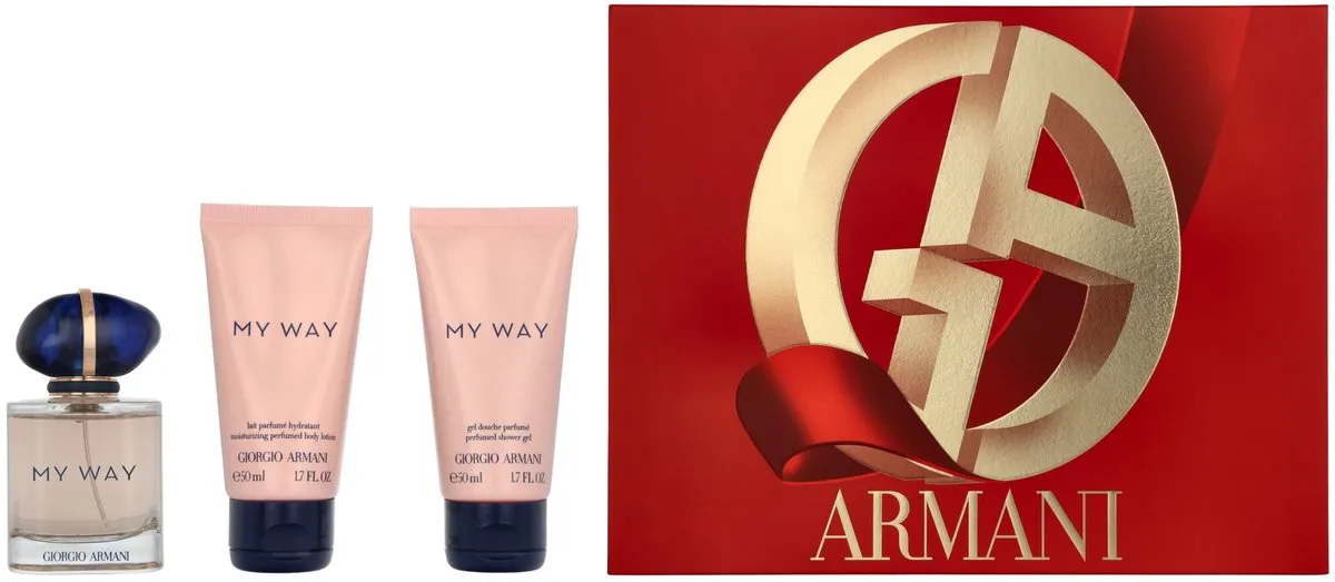 Armani My Way Geschenkset - 150ml (50ml Eau de Parfum, Douchegel, Bodylotion)