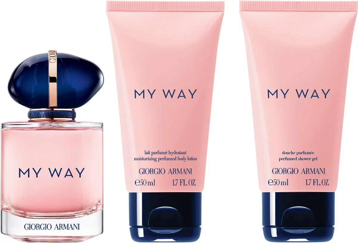 Armani My Way Geschenkset - 150ml (50ml Eau de Parfum, Douchegel, Bodylotion)