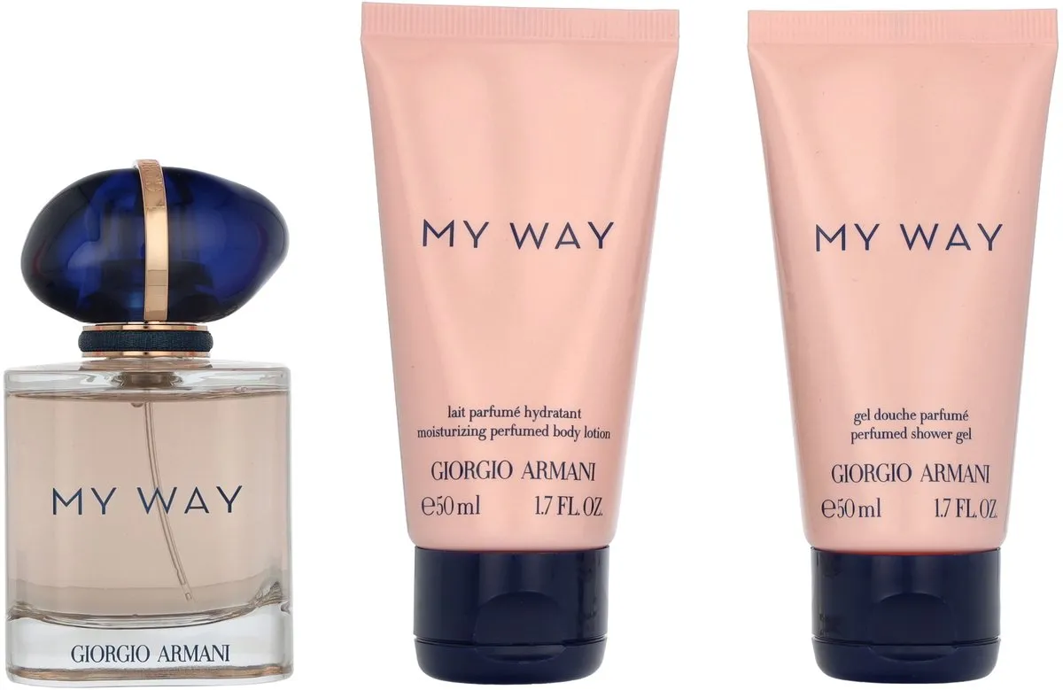 Armani My Way Geschenkset - 150ml (50ml Eau de Parfum, Douchegel, Bodylotion)