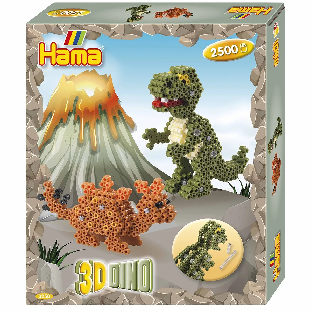 Hama Strijkkralenset 3D Dino