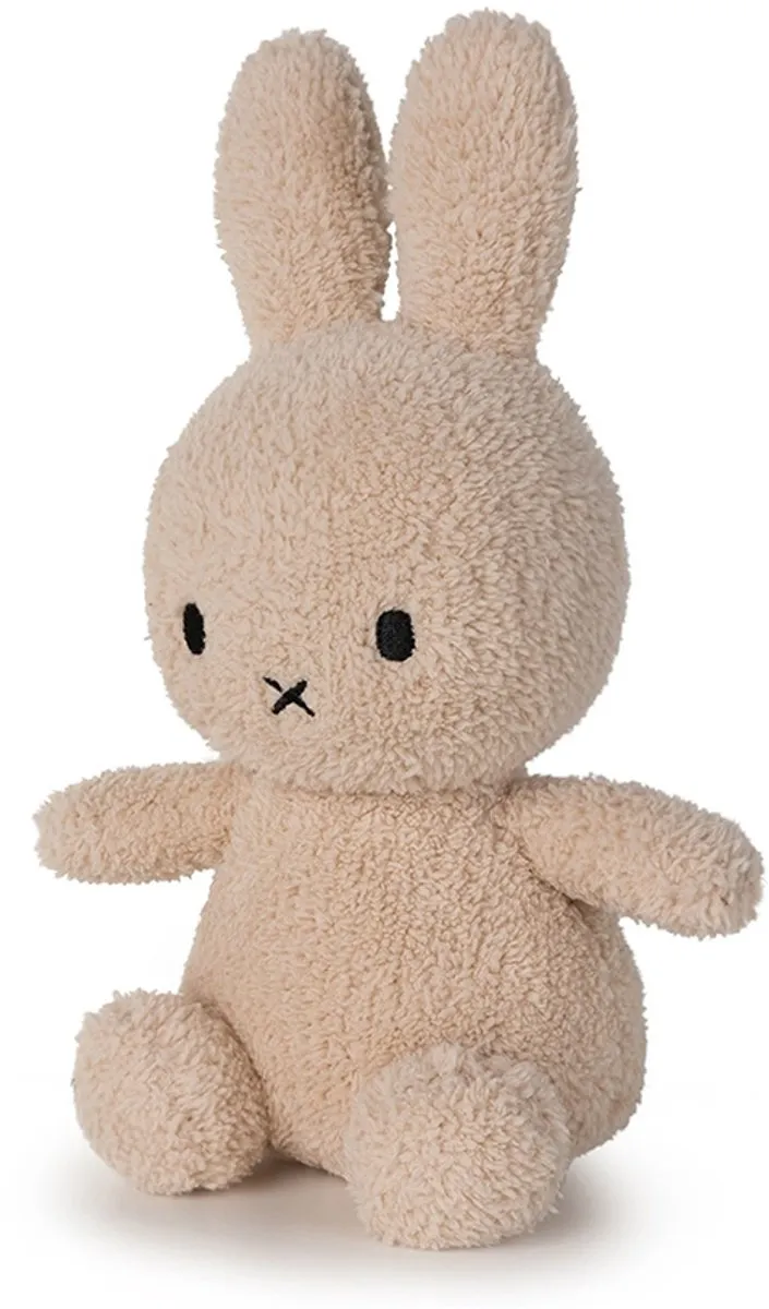 Nijntje Terry Knuffel - Beige badstof knuffel van 23 cm - Kraamcadeau