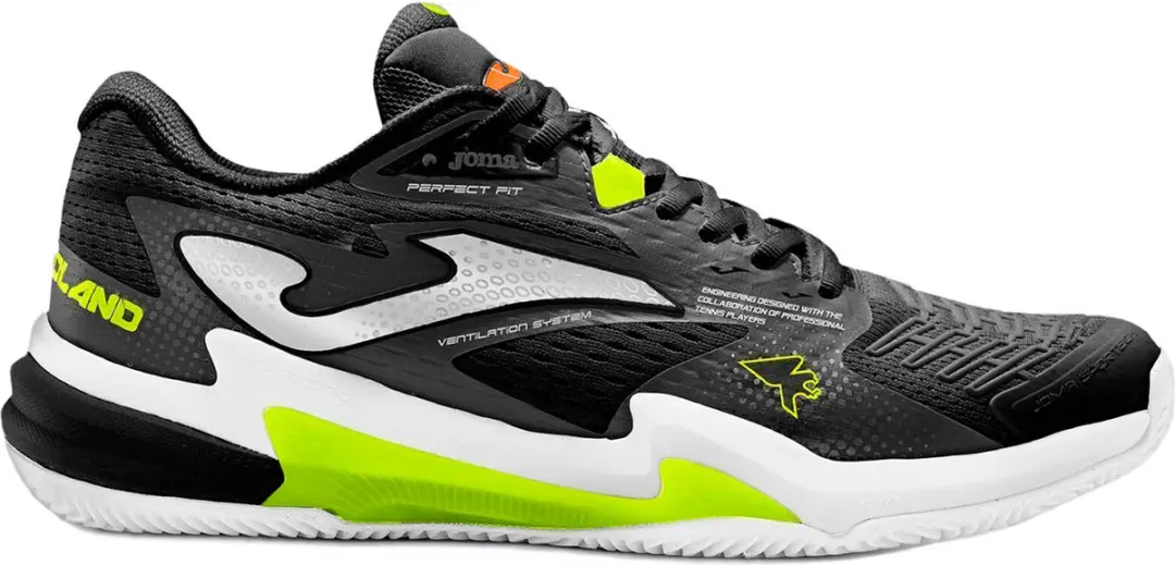 Joma Roland Men 2401 TROLAS2401C Tennisschoenen - Zwart - Maat 44 - afbeelding 2 van 5