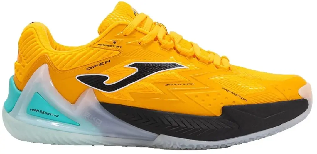 Joma Open Padelschoenen TOPEW2528OM - 43 - Geel/Oranje - afbeelding 2 van 6