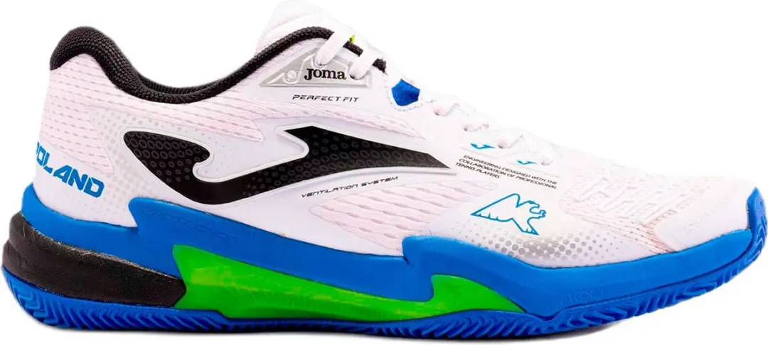Joma Roland Men 2402 Indoor Schoenen - 46 - Wit - afbeelding 2 van 5