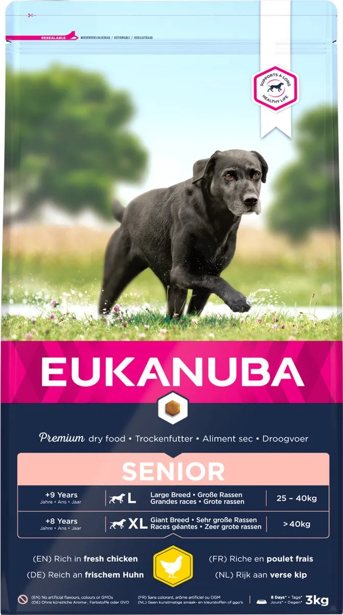 Eukanuba Caring Senior Large Breed Hondenvoer 3kg