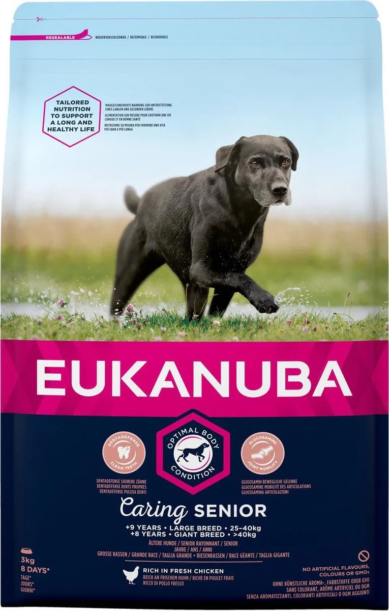 Eukanuba Caring Senior Large Breed Hondenvoer 3kg - afbeelding 3 van 4