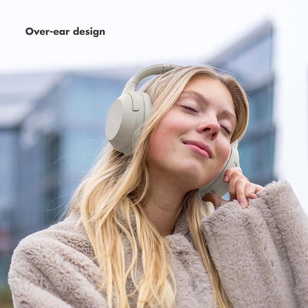Selencia Urban Play SH00084195 Koptelefoon - Active Noise Cancelling - Beige