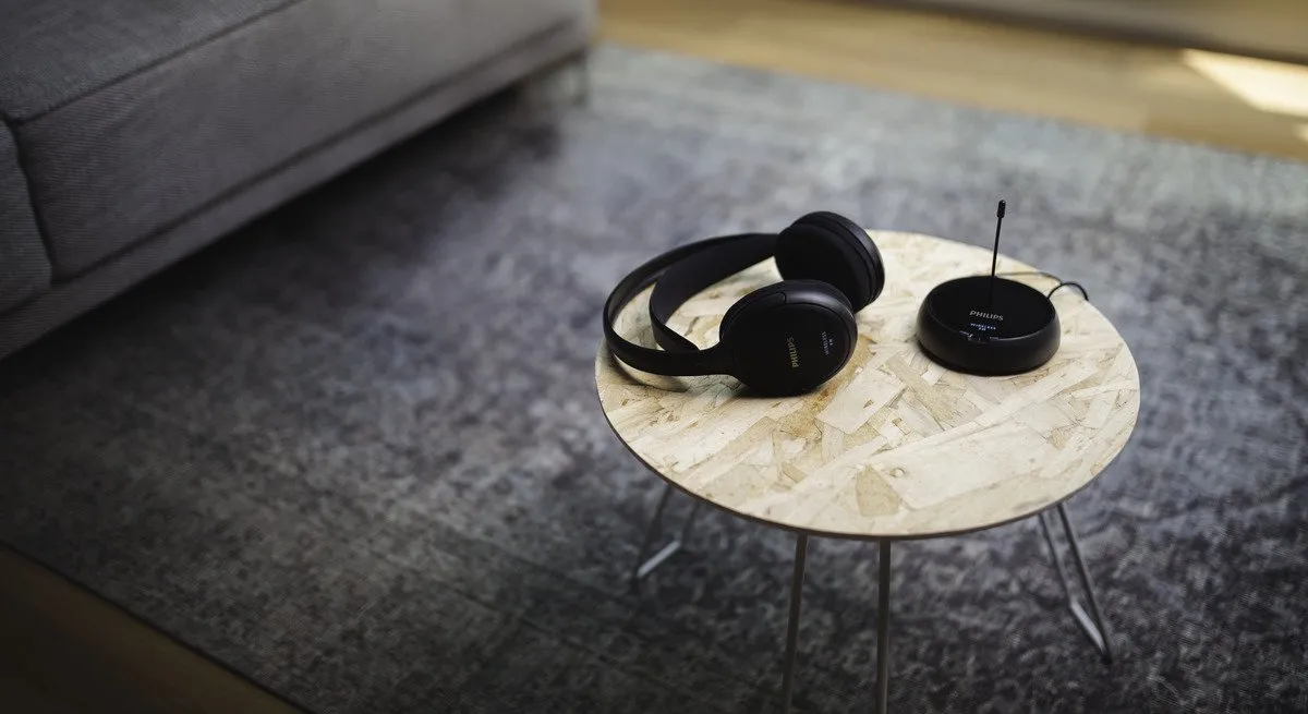 Philips SHC5200 Draadloze Over-Ear Hoofdtelefoon - Zwart