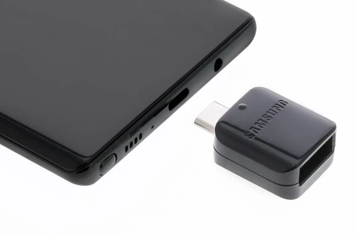 Samsung USB naar USB-C Adapter EE-UN930BBEGWW - Zwart - afbeelding 6 van 6