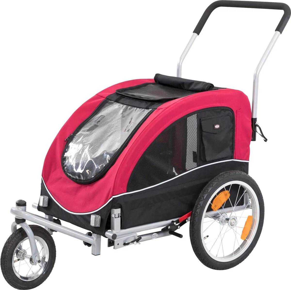 Trixie Joggingkit Fietskar - Rood/Zwart L - afbeelding 6 van 6