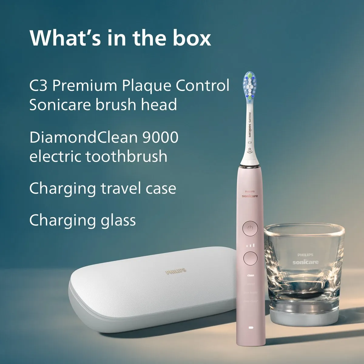 Philips Sonicare DiamondClean 9000 HX9911/29 Elektrische Tandenborstel - Roze