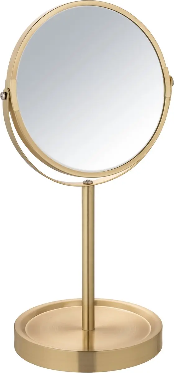 Wenko Alata Make-up Spiegel 17cm Goud - 3x Vergrotend - afbeelding 3 van 3