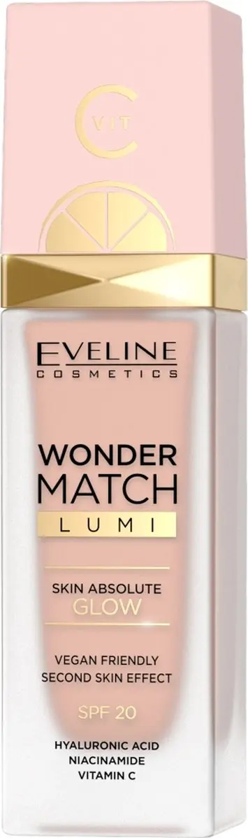 Eveline Cosmetics Wonder Match Lumi Foundation 10 Vanille 30ml