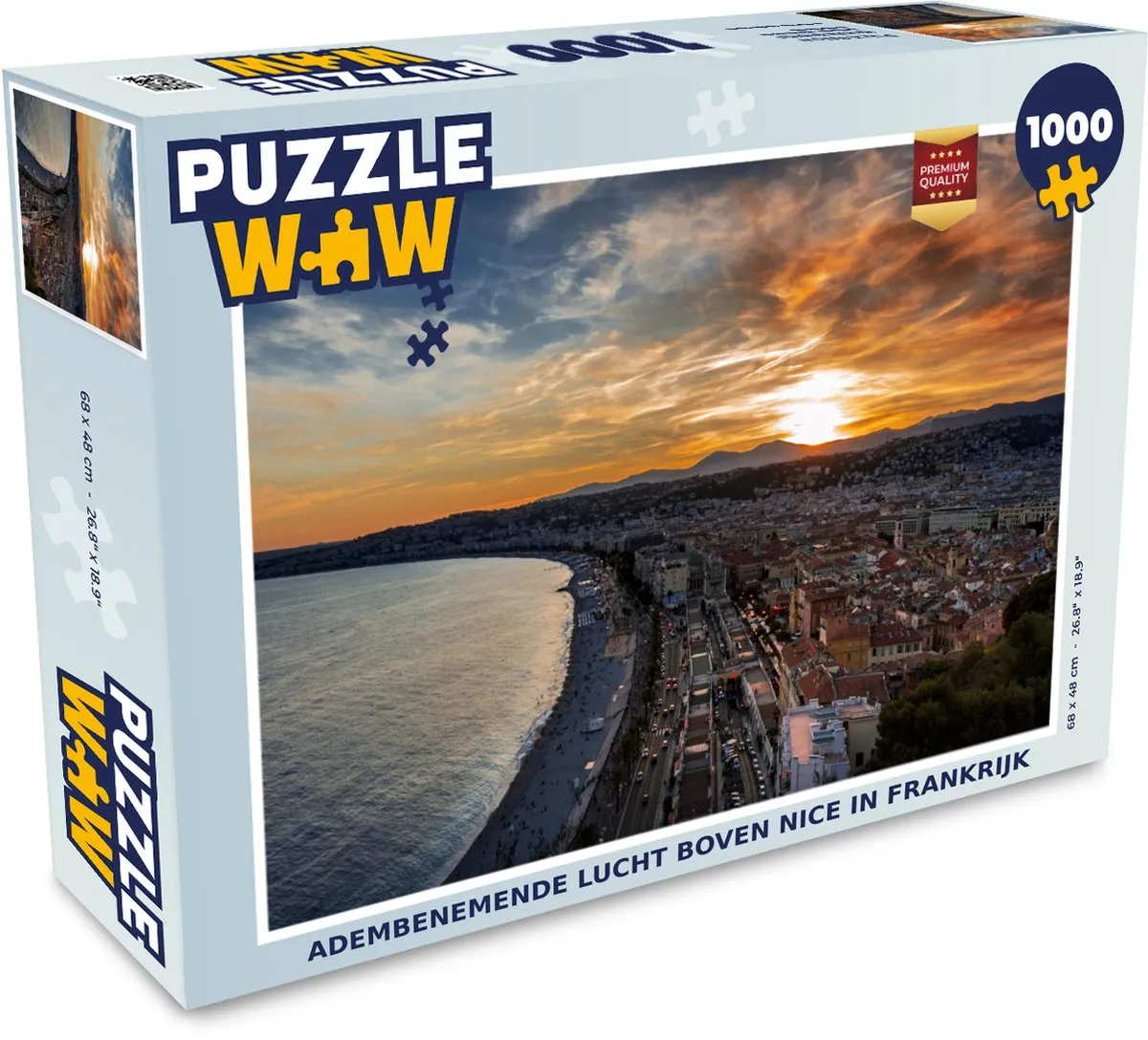 PuzzleWow Zonsondergang Legpuzzel 1000 Stuks - Multicolor