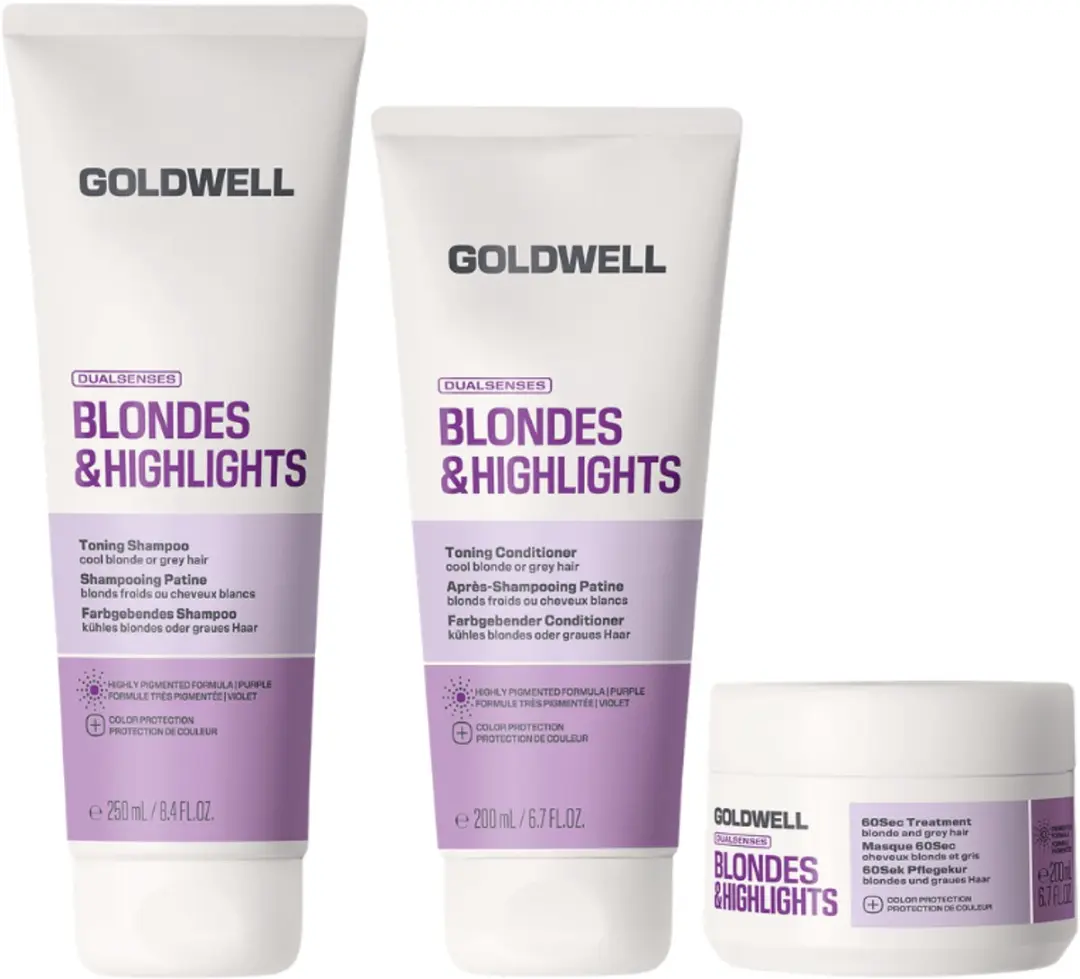 Goldwell Dualsenses Blondes & Highlights Purple Toning Pakket
