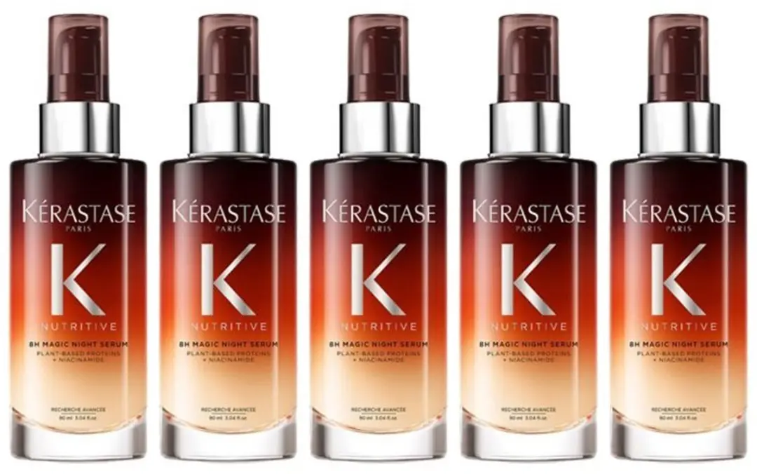 5x Kérastase Nutritive 8H Magic Night Serum 90ml