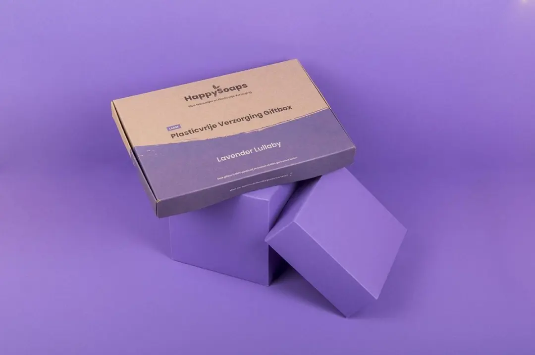 HappySoaps Lavender Lullaby Geschenkbox - 600g - afbeelding 2 van 6