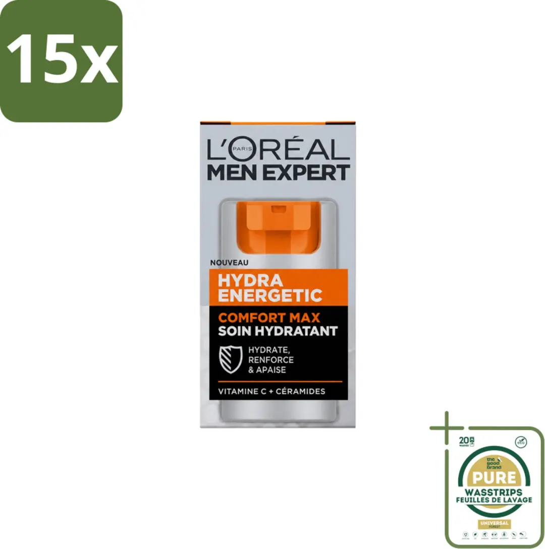 15 x L'Oréal Paris Men Expert Hydra Energetic Comfort Max