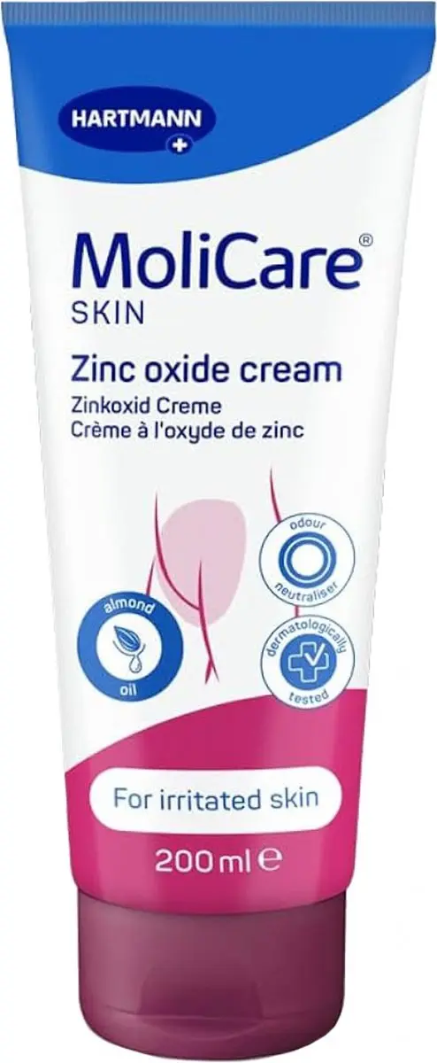 Hartmann MoliCare Skin Zinkoxide Crème 200ml - afbeelding 2 van 4