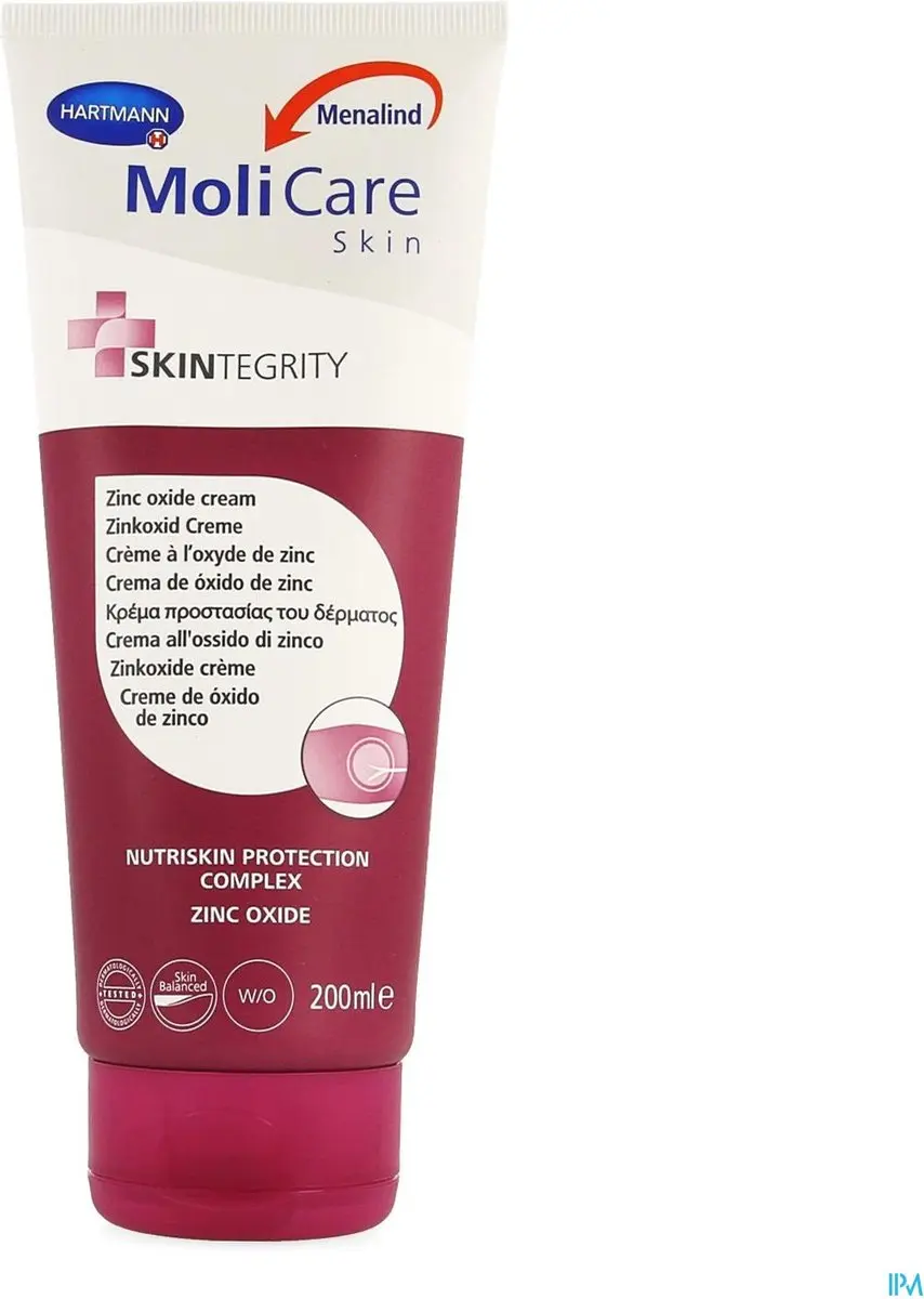 Hartmann MoliCare Skin Zinkoxide Crème 200ml - afbeelding 4 van 4