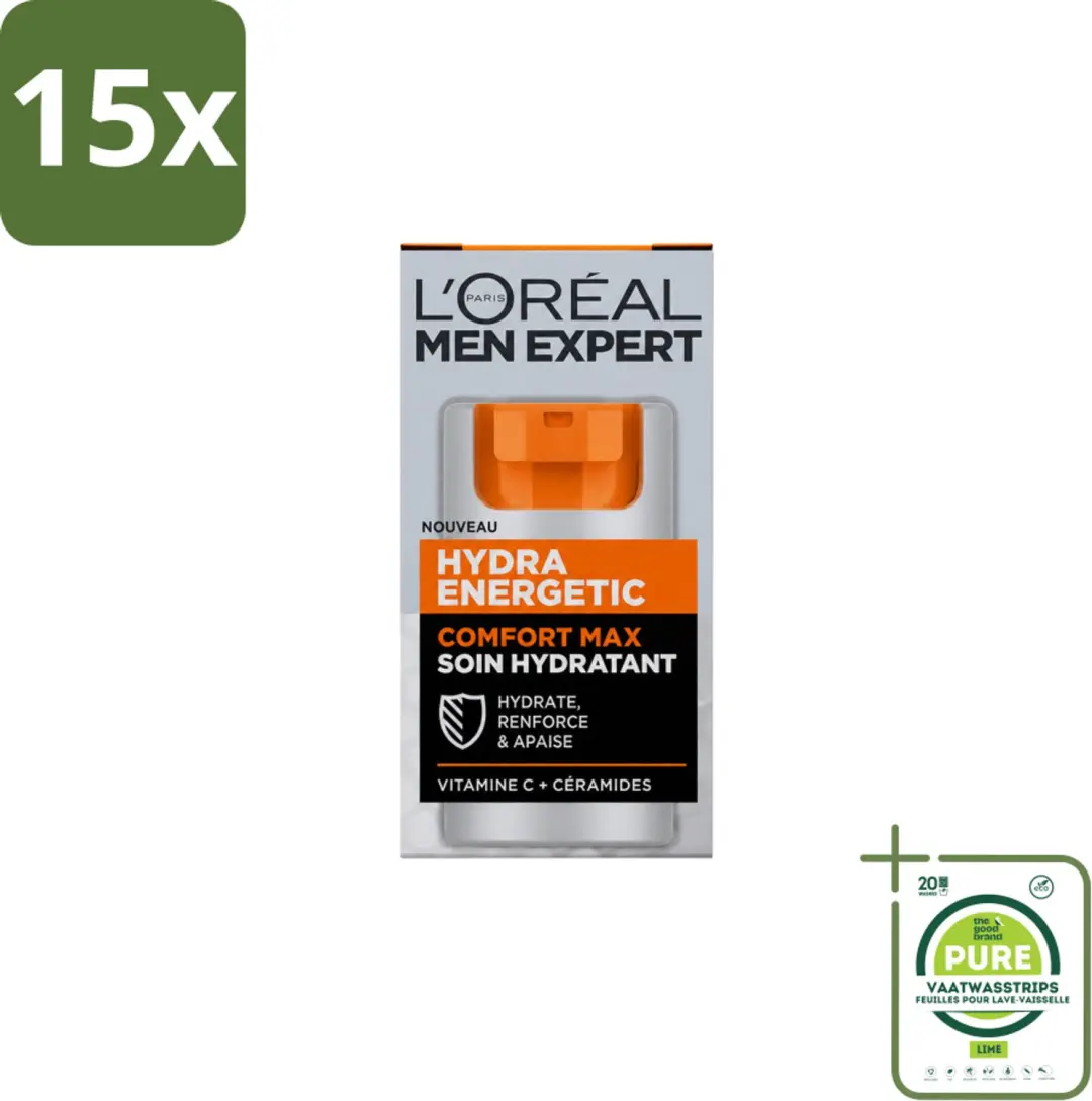 15 x L'Oréal Paris Men Expert Hydra Energetic Comfort Max