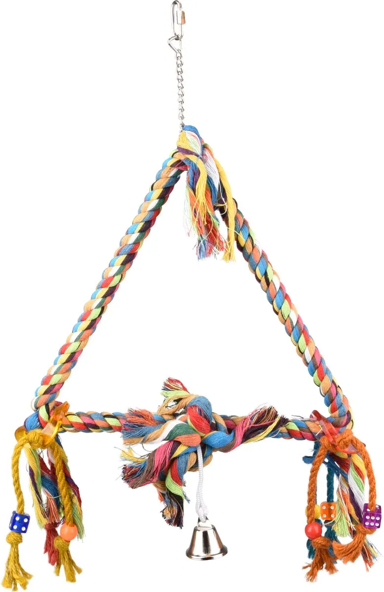 Flamingo Kooihanger Triangle met bel