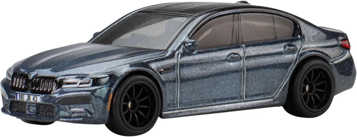 Hot Wheels BMW M5 JBL58 Auto - Marineblauw - afbeelding 5 van 6