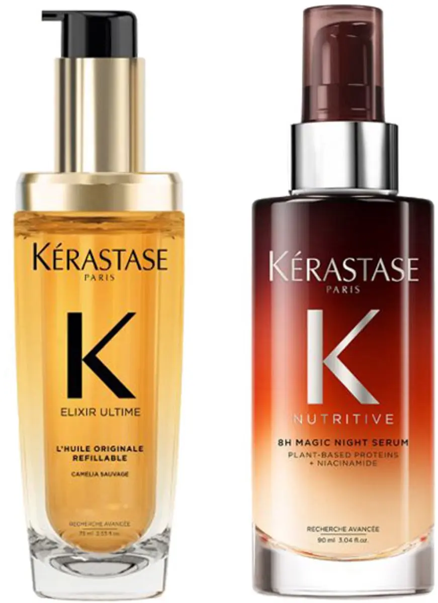 Kérastase Elixir Ultime Oil 75ml + Nutritive 8H Magic Night Serum 90ml