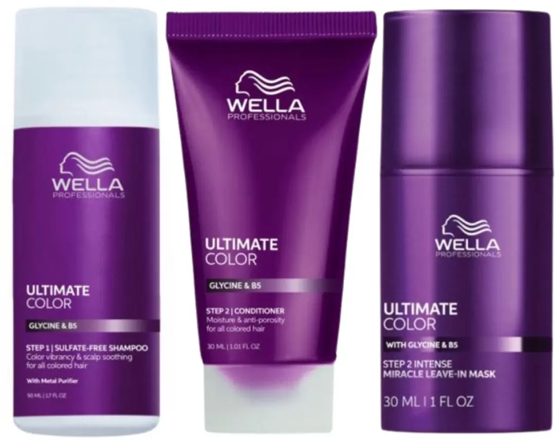 Wella Ultimate Color Shampoo 50ml + Conditioner 30ml + Leave-in Mask 30ml