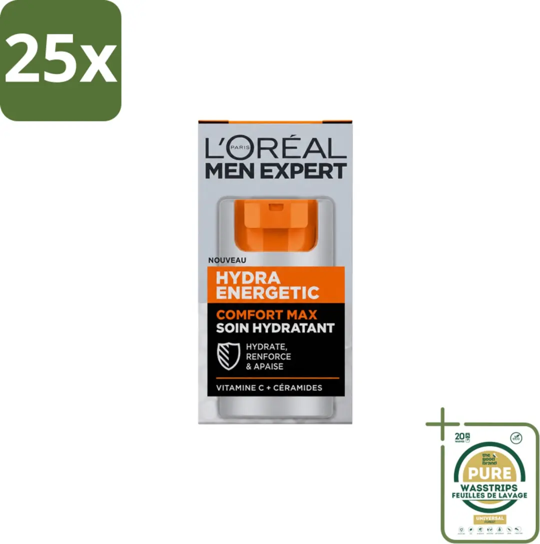 25 x L'Oréal Paris Men Expert Hydra Energetic Comfort Max