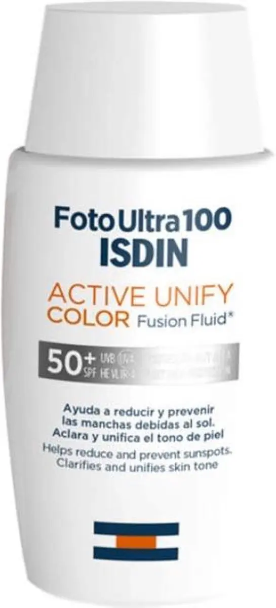 Sun Protection with Colour Isdin Foto Ultra Active Spf 50 (50 ml)