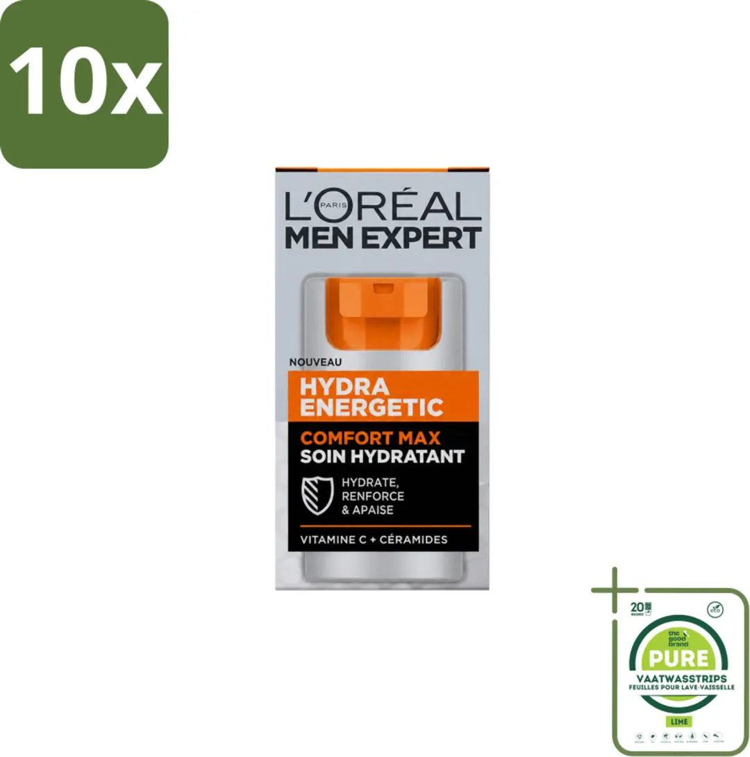 10 x L'Oréal Paris Men Expert Hydra Energetic Comfort Max