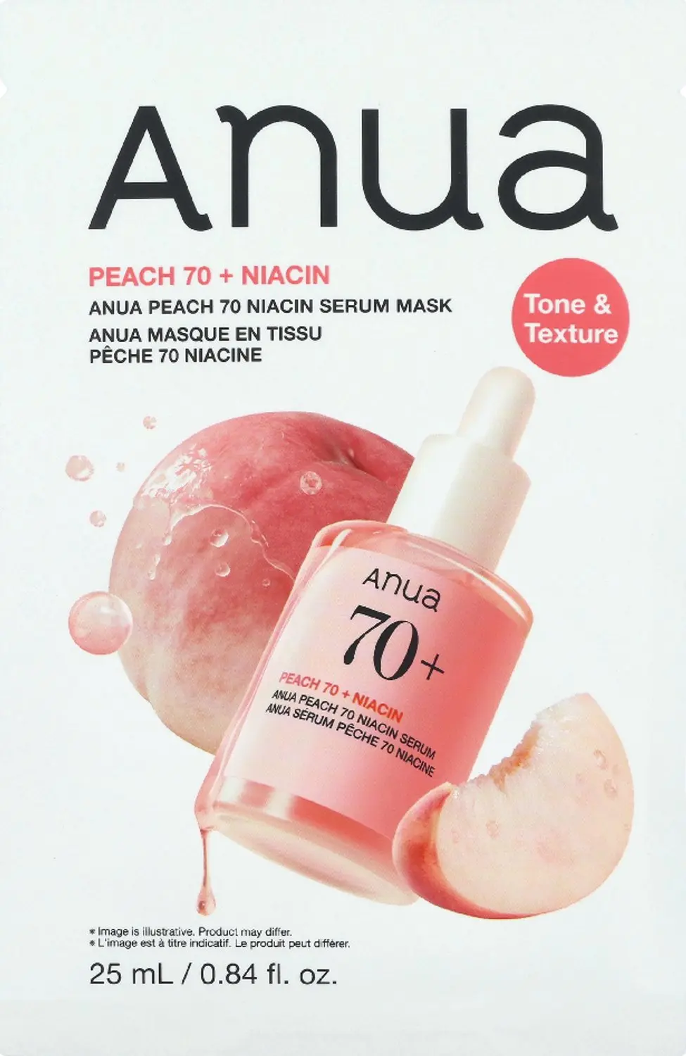 Anua Peach 70 Niacin Serum Mask 25ml