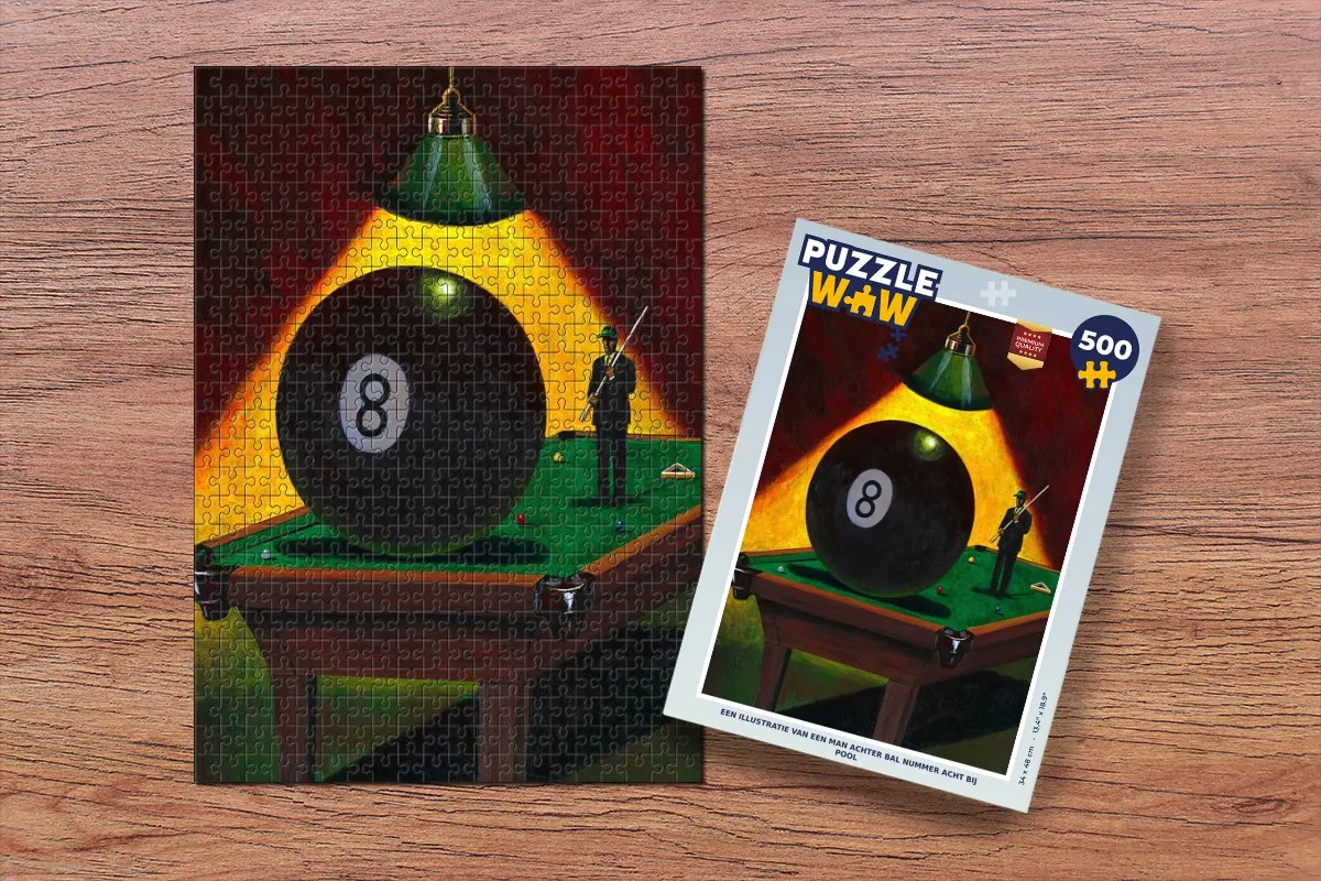 PuzzleWow Pool Legpuzzel 500 Stuks
