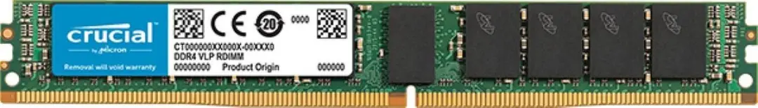 Crucial 16GB DDR4-2666 RDIMM VLP geheugenmodule 2666 MHz ECC